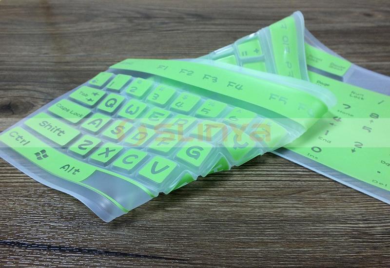 カラフルなエコ- フレンドリーなシリコンキーボードスキンデスクトップコンピュータ用のシリコンキーボードカバー問屋・仕入れ・卸・卸売り