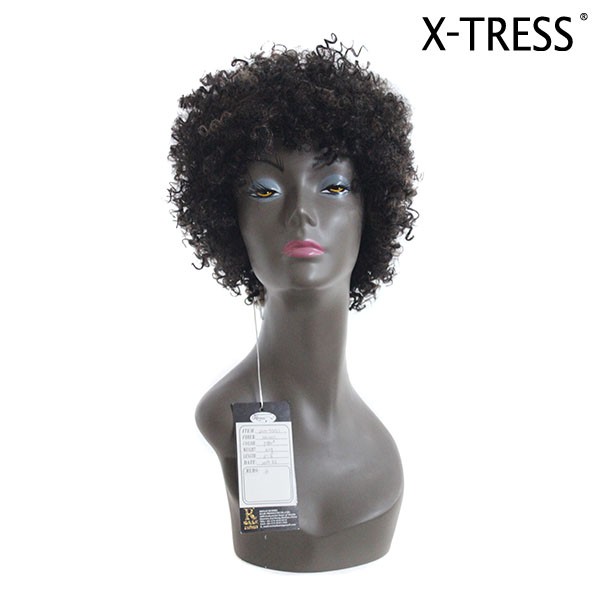 10インチブラウンカラージェリーカール102グラムマシンメイドヘアと繊維ミックス異なる種類ショートアフロジェリーカールバージン人毛かつら 問屋・仕入れ・卸・卸売り