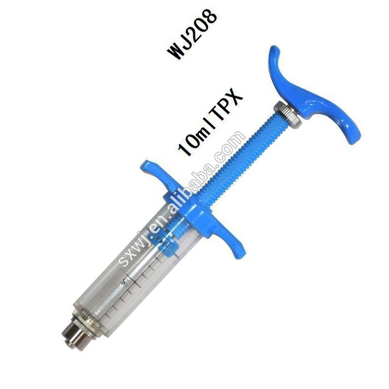 10ml 20ml Plastic Steel Syringe Plunger Blue Plunger Tpx Syringe Buy