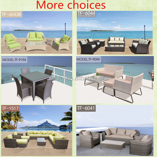 High Quality Patio Outdoor Garden Semicircle Sectional Half Moon