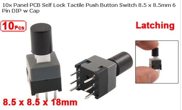 Tactile Push-Button Padlock