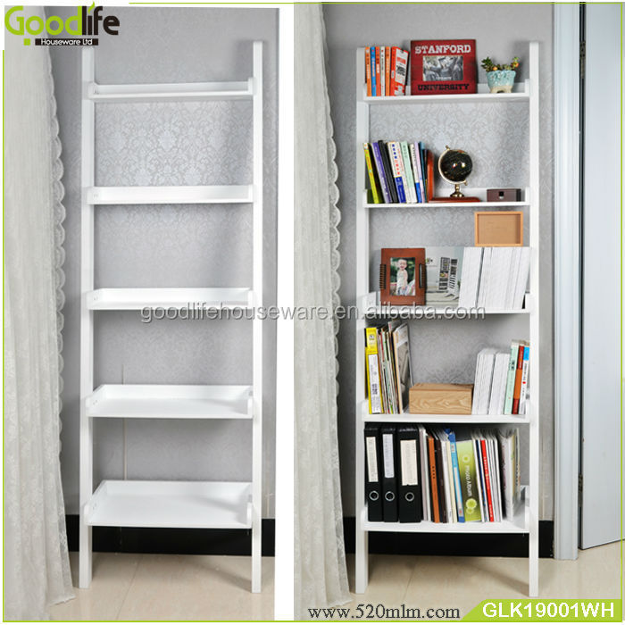 Meubelen van hoge kwaliteit houten ladder plank boekenkast houten ... Boekenkast woonkamer ladder