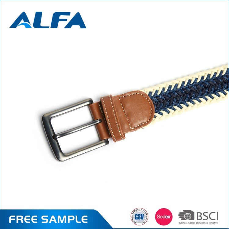 Casual Braided Elastic Stretch Belt