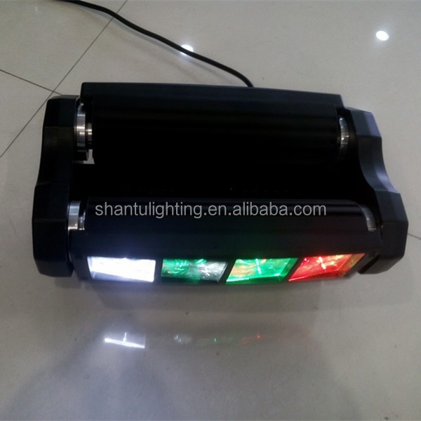 Djディスコプロフェッショナルショーライト工場価格8ピース3ワットrgbw ledミニスリムスパイダー光舞台照明仕入れ・メーカー・工場