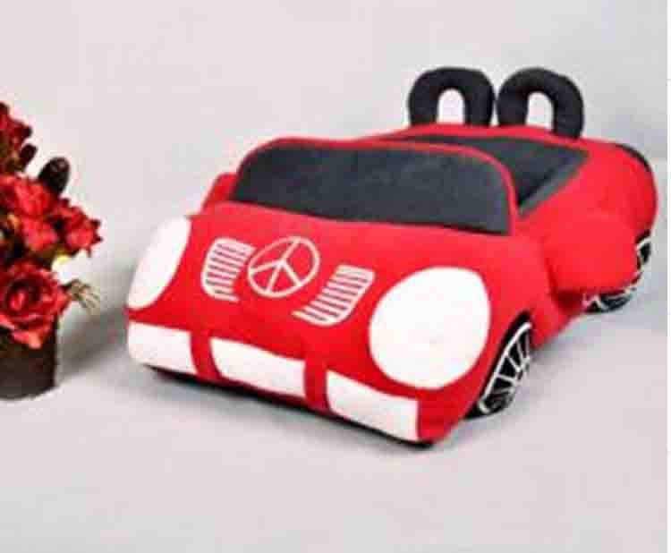 2017 New Style Red Car Shaped Dog Beds For Beautiful Girl Dog Buy