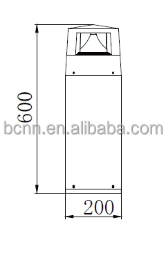 高品質の新しいb-093279led10wアルミled芝生の庭ランプ、 装飾的なスタンディングランプ仕入れ・メーカー・工場