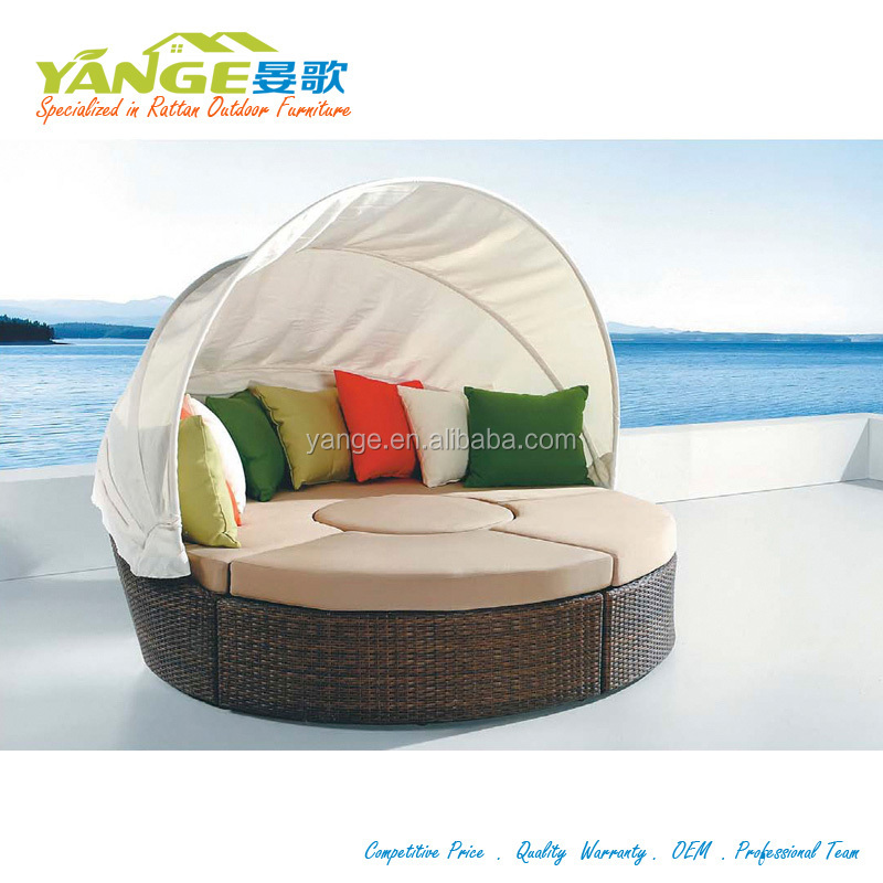 round bed sun lounger sofa bed beach chair