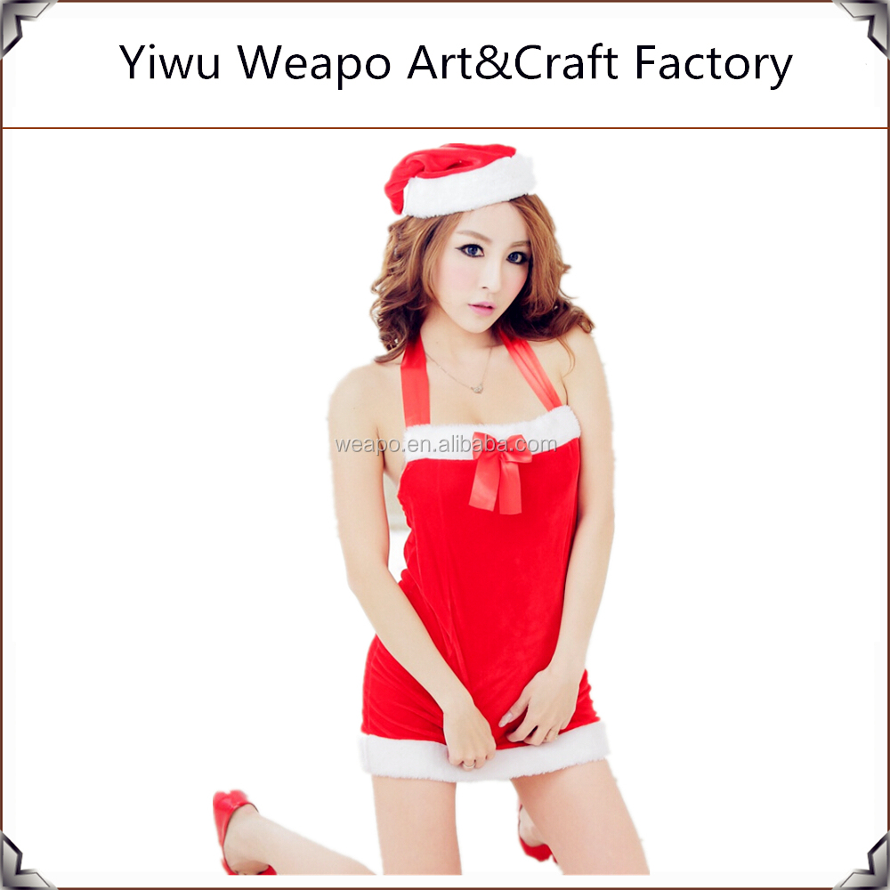 新しい到着の熱い販売セックスの装飾クリスマス女子高生のパーティーセクシーな衣装仕入れ・メーカー・工場