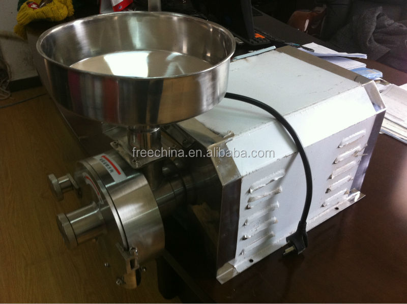 High efficiency cocoa grinding machine with fine powder