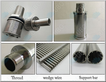SS water well wedge wire screen filter nozzle 