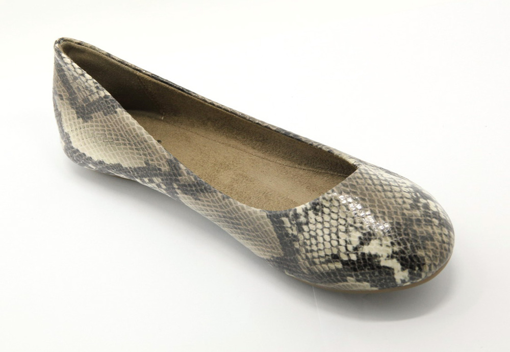 カジュアルpuの靴の女性の平らな靴と蛇の模様の靴、 yj150012685靴仕入れ・メーカー・工場