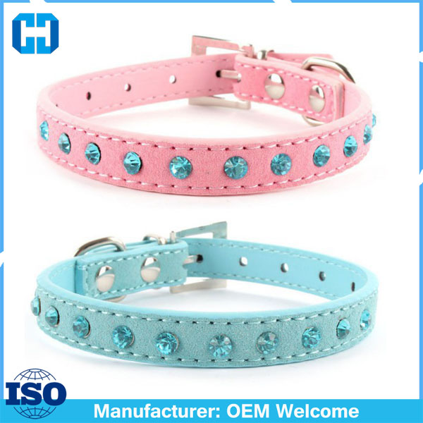 Factory-Price-Small-Pet-Dog-Velvet-PU-Leather-Collar-Puppy-Cat-Crystal-Rhinestone-Neck-Strap (4)