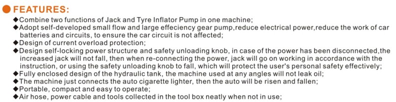 電動油圧ジャッキと2014年タイヤポンプを持つ新製品特許ce問屋・仕入れ・卸・卸売り
