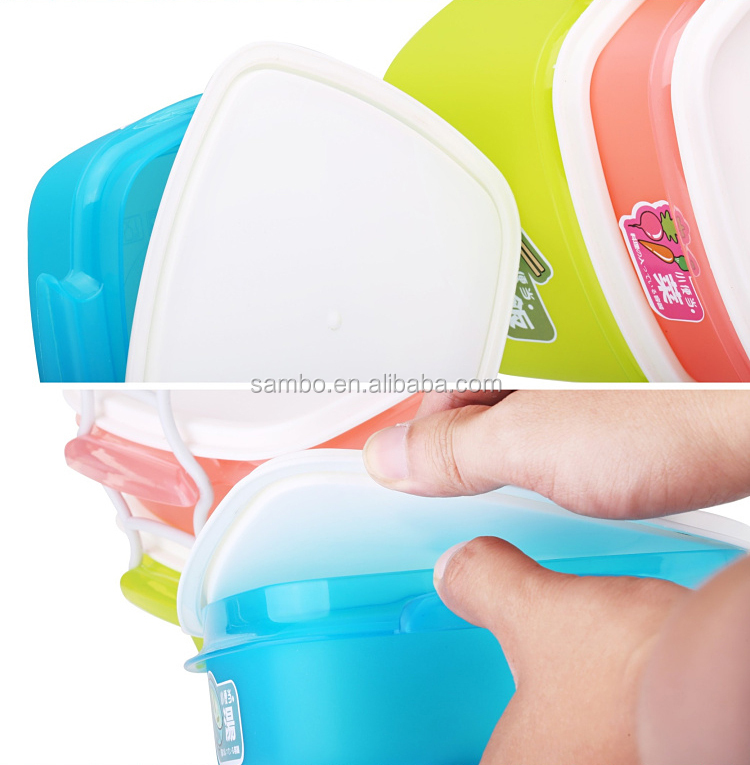 3- の層bpaフリーランチボックスポータブルバスケット問屋・仕入れ・卸・卸売り