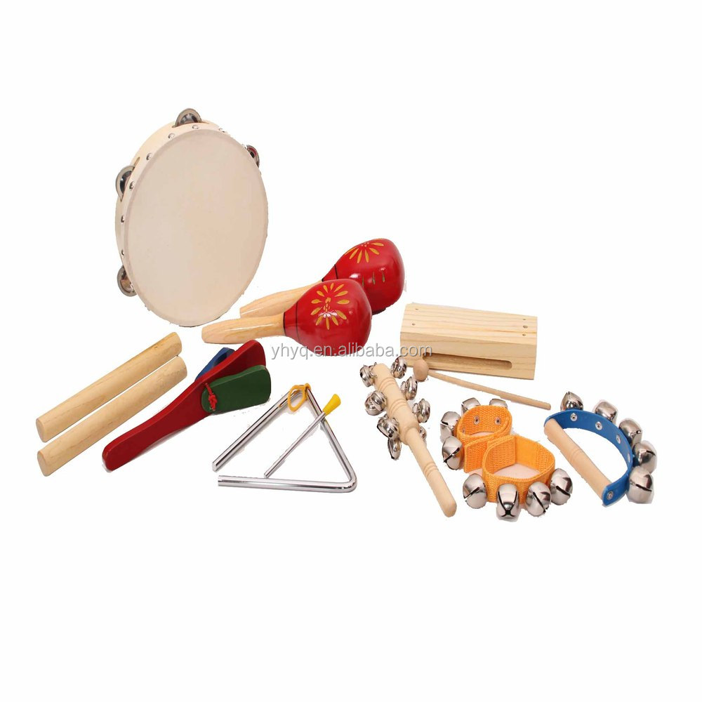 2014 hot sale kids percussion set family music set