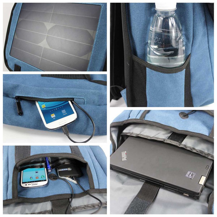 Manufacturer Customized Design School Bag With Solar