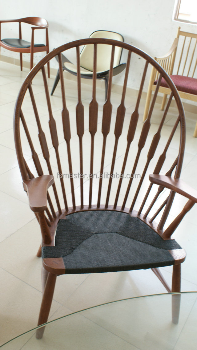 新製品有名なウェグナー木製孔雀椅子仕入れ・メーカー・工場