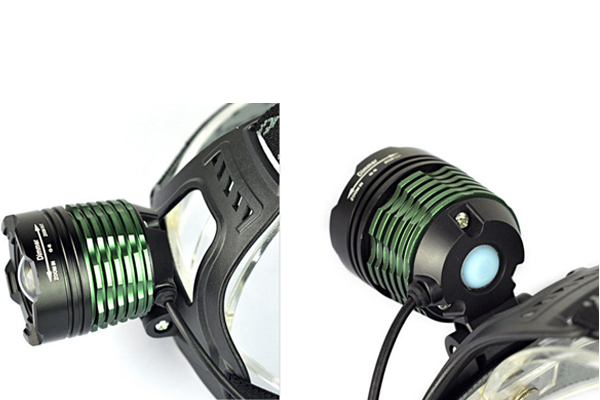 Xml t6 1000ルーメン充電式防水ズーム可能なヘッドランプヘッドライト仕入れ・メーカー・工場