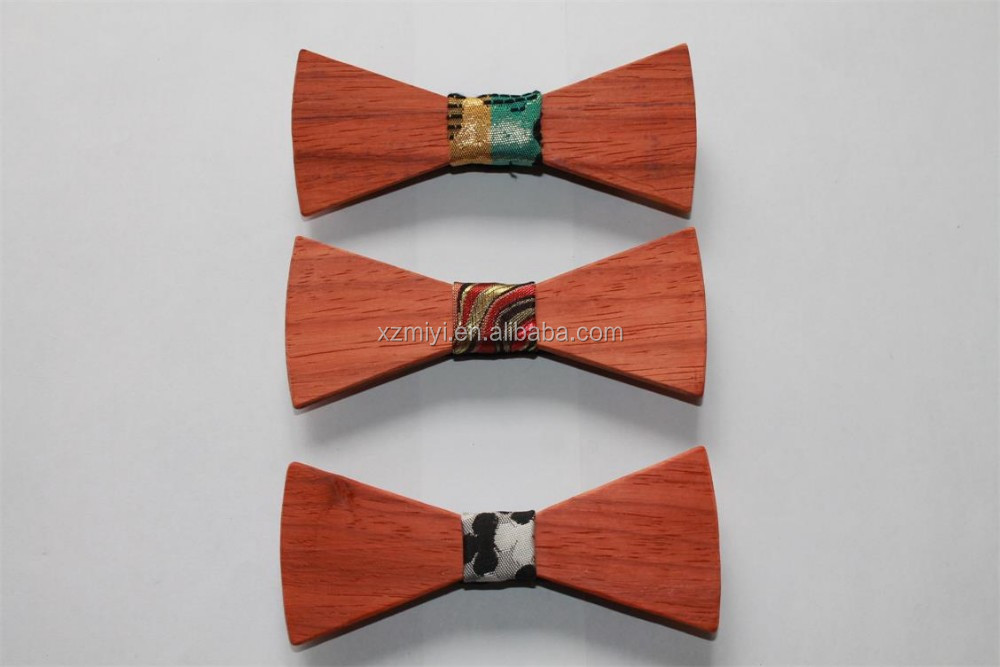 木製の弓ネクタイ、刻まドット木材弓ネクタイ卸売仕入れ・メーカー・工場