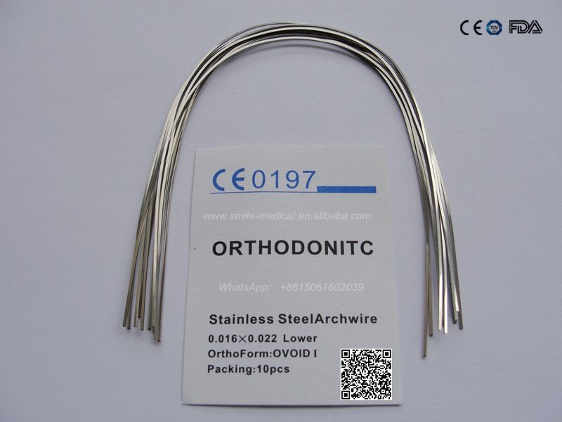 Orthodontic Niti Archwires/tma Timo Archwires /lingual Archwires