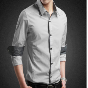 最新のデザインファッションメンズドレスシャツモデル2014年問屋・仕入れ・卸・卸売り