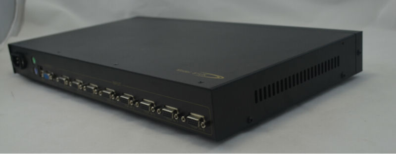 金属シェルビデオ8ポートkvmスイッチャー、 8入力1出力、 usbキーボードとマウス中国製問屋・仕入れ・卸・卸売り