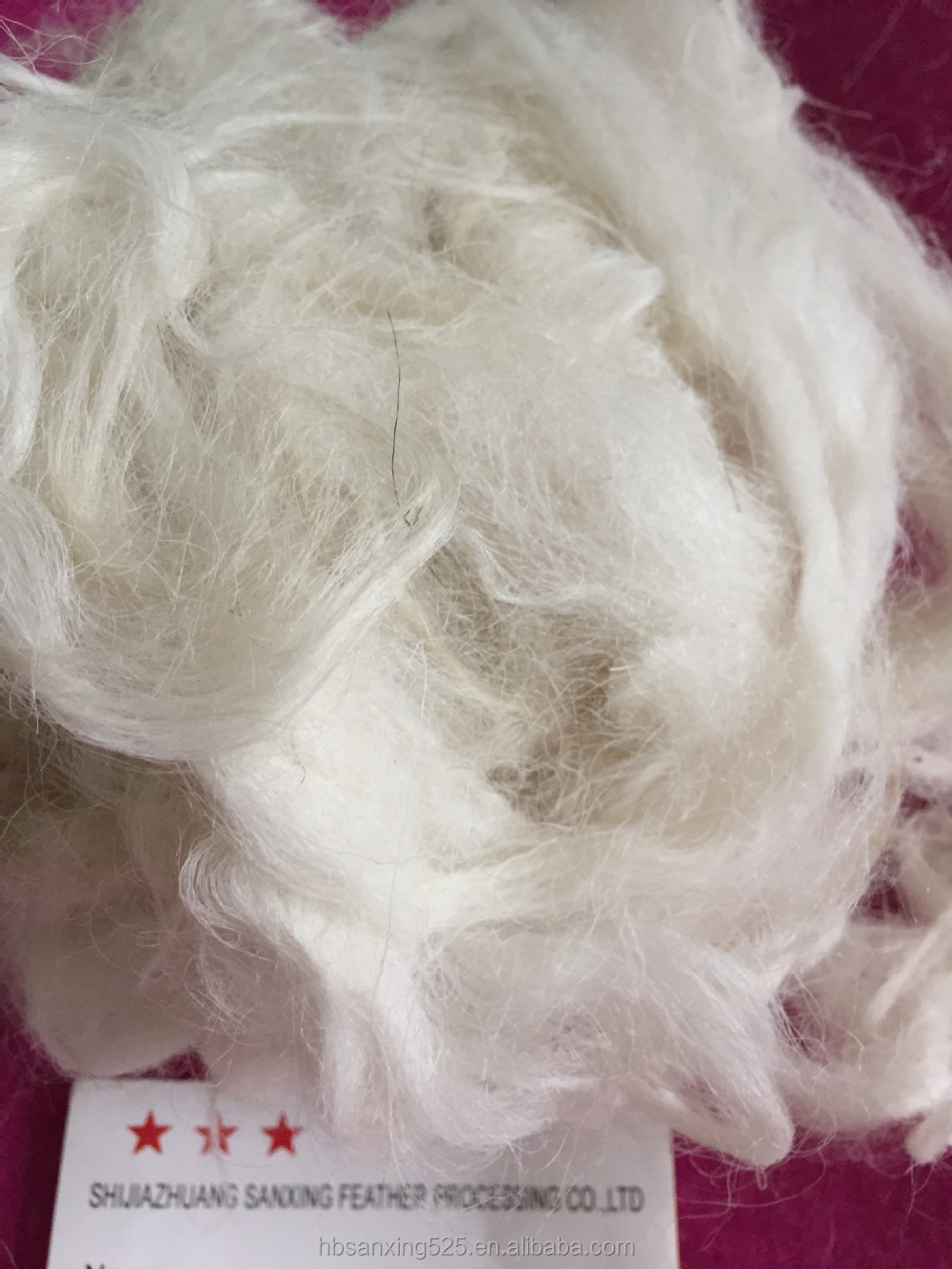 洗い上げ羊毛メーカー中国の、 28- 32マイク・55- 70mm、 生の白い色仕入れ・メーカー・工場