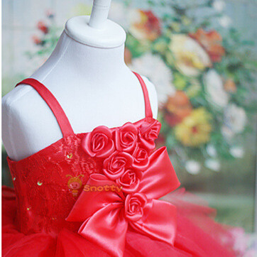 最新のドレスのデザインの花女の子のための花の仮装衣装問屋・仕入れ・卸・卸売り