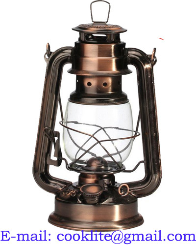 235 Hurricane Lantern - Zinc Finishes