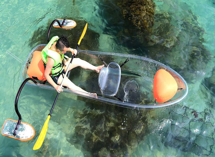 clear transparent kayaks with prices for 2 or 3 adults