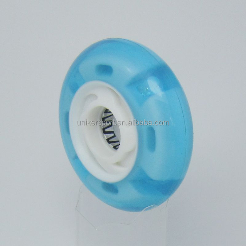 76mm*24mm、 led点滅、 puの車輪、 プロのインラインスケートの車輪問屋・仕入れ・卸・卸売り