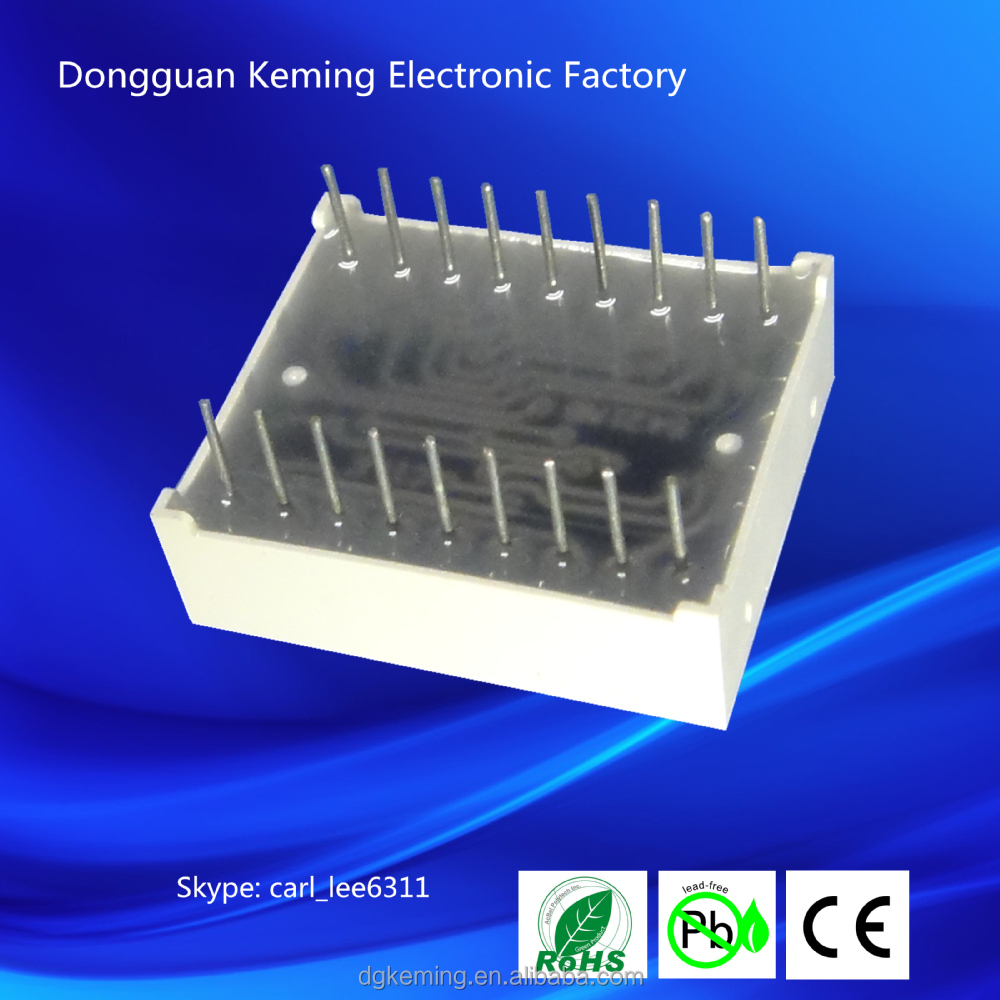 2 digit led number ultra red green white blue led 16 14 segment led display