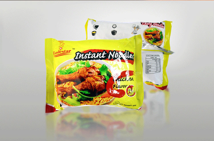 2014 Newest Lodestar Chicken Flavor Instant Noodles 90g