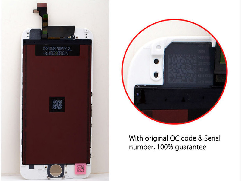 卸売oemlcdタッチスクリーンデジタイザとiphoneのためのアセンブリを6( 4.7インチ)仕入れ・メーカー・工場