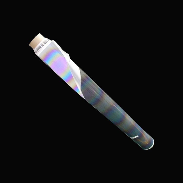 Reflective iridescent leather fabric