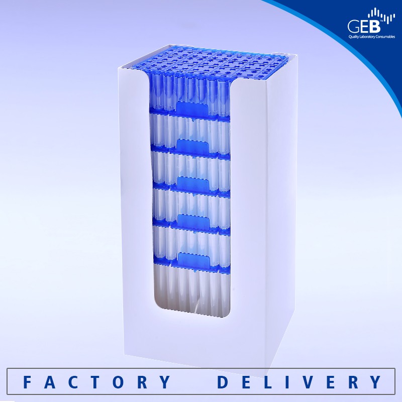 GEB 200ul universal fit pipette tip with graduation marks at 10ul,50ul and 100ul PT0200-9-Y