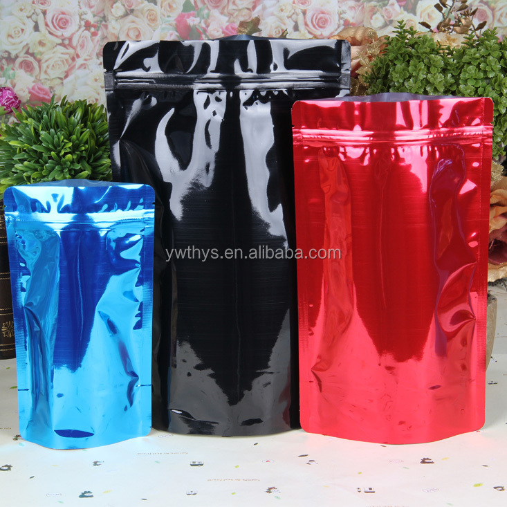 custom printing aluminum foil compound plastic zipper bag