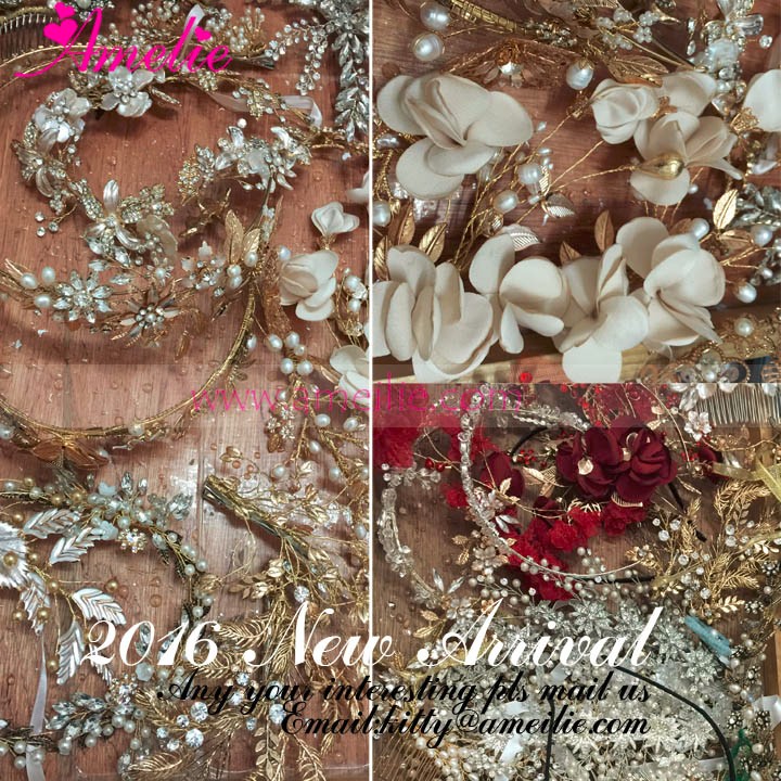 2016 Amelie bridal headpieces