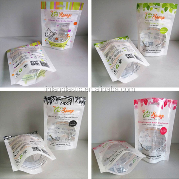 sponge stand up bag