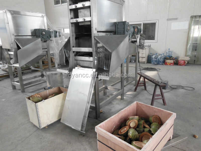 new designed coconut grating machine