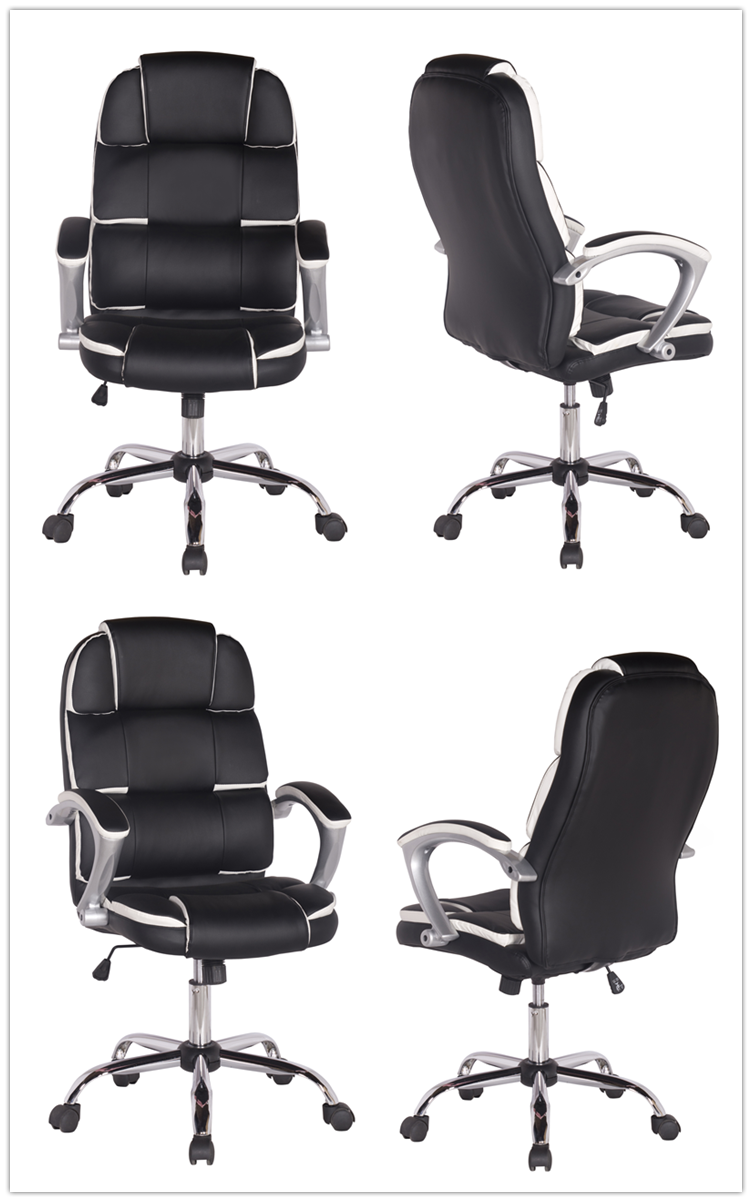 Black Luxury Office Leather Screw Lift Furniture Office Chair Buy