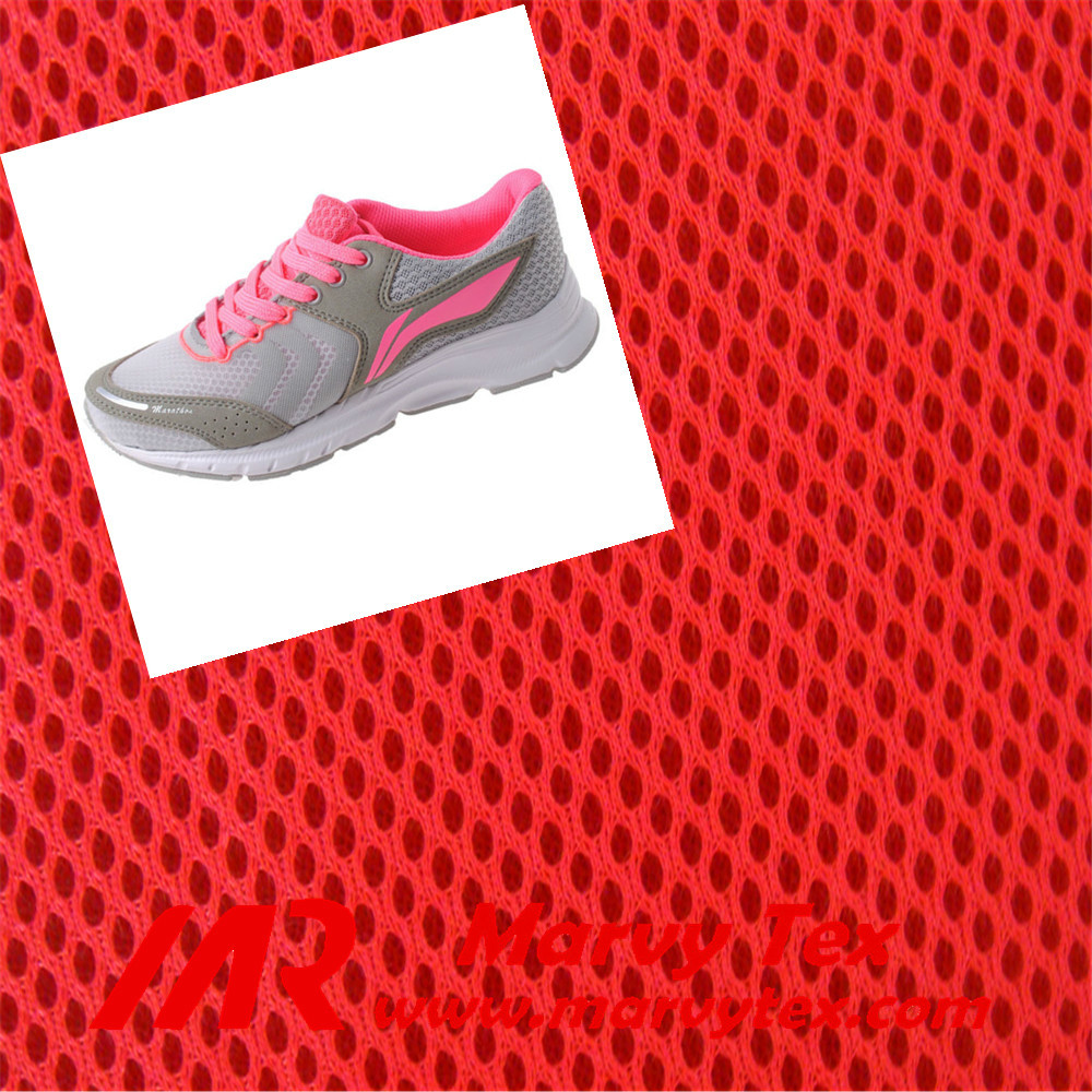 Polyester Microfiber Breathable Waterproof Sports Mesh Fabric For Air