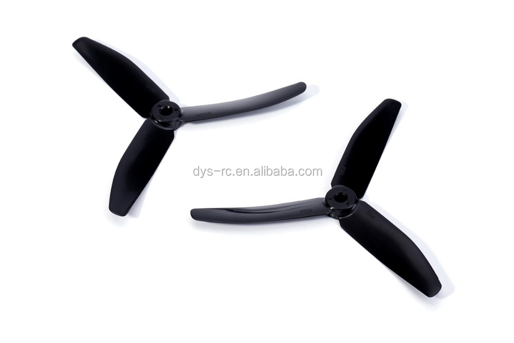 Dys hi-パフォーマンス fpv レーシング 3 ブレード ノー プロップ X50403 5*4 cw/ccw で ナイロン繊維材料m5 ハブ id用280 320 フレーム など仕入れ・メーカー・工場