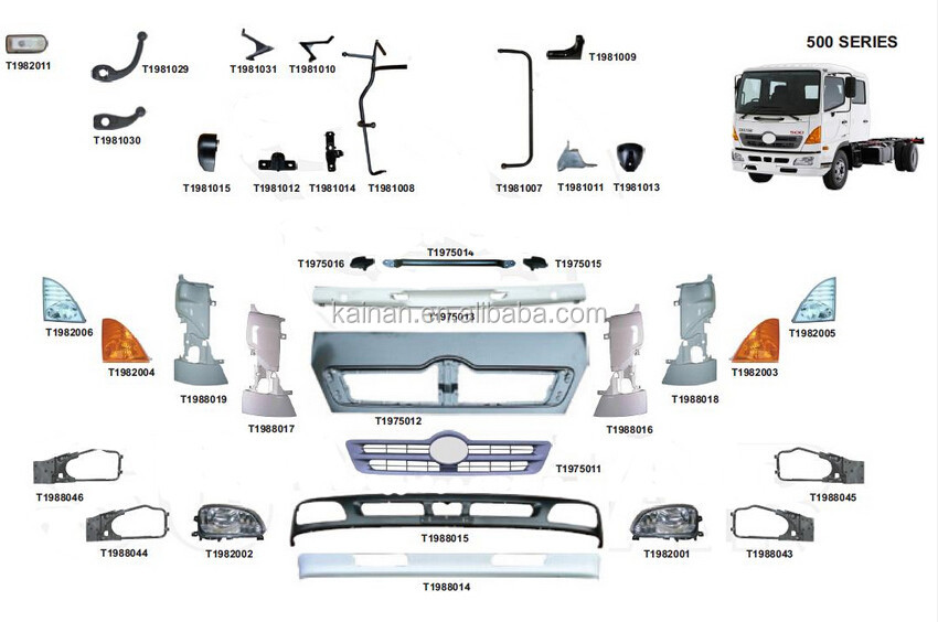 Heavy Truck Body Parts Light Case 219-1204 For Hino Ranger - Buy Hino