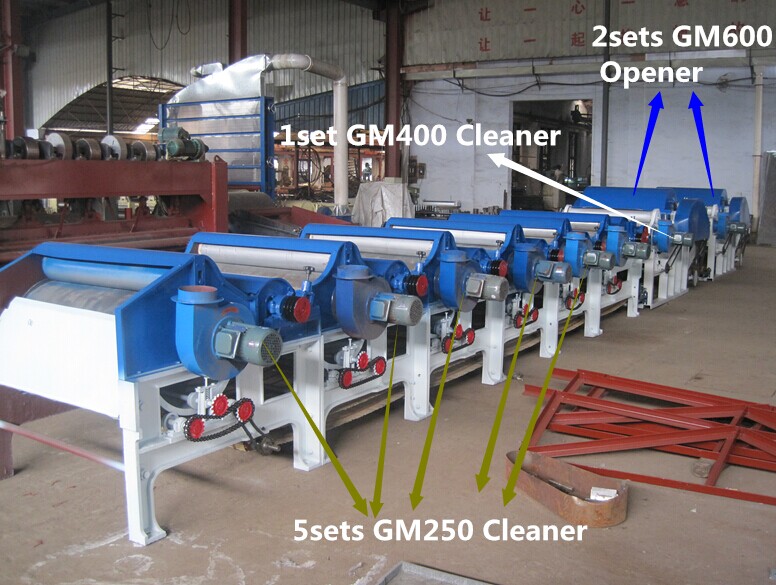 Gm400シックスローラー使用綿リサイクル機仕入れ・メーカー・工場
