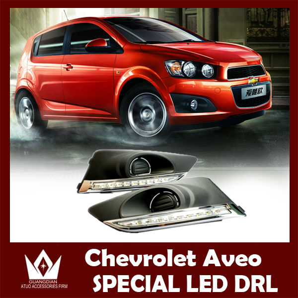 [車種専用設計]9連LEDデイライト付きChevrolet aveo drl シボレー ・ アヴェオ デイライトシボレー ・ アヴェオ drl ledルノー デイライledヘッドライト問屋・仕入れ・卸・卸売り