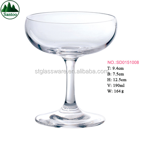 Factory Directly No Lead Crystal Champagne Coupes