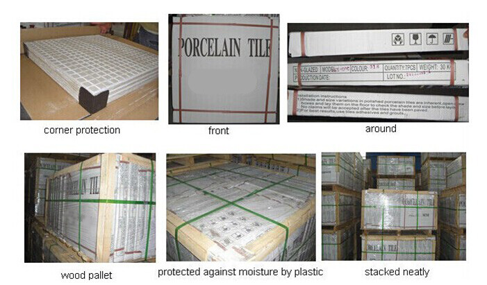 Double Loading Tile White Salt and Pepper Ceramic Tile