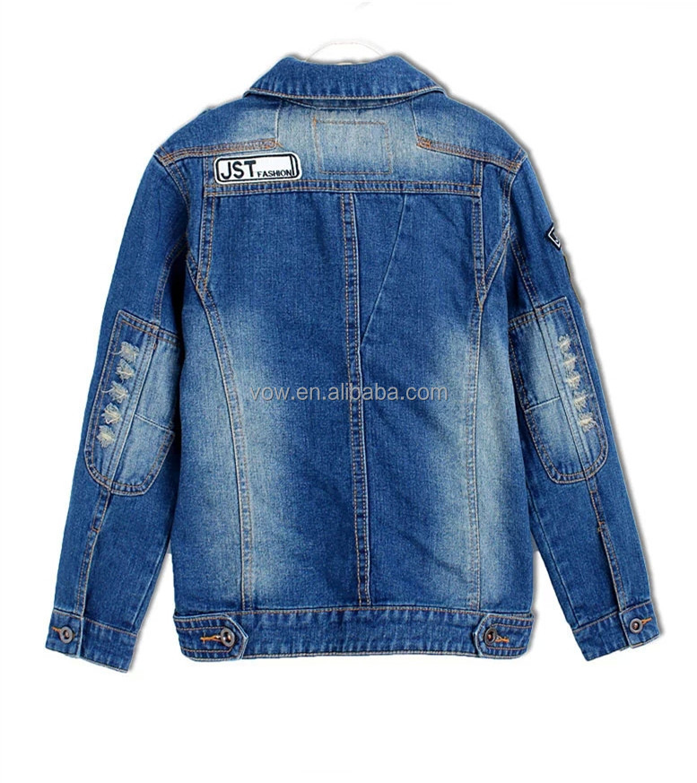 新しいスタイルの子供デニムジャケットを/中国卸売子供クールなジャケットスタイルジャン仕入れ・メーカー・工場
