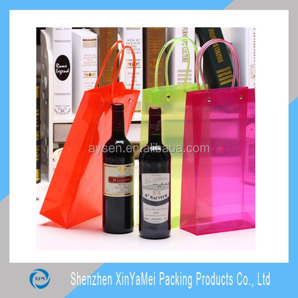PVC Clear wine cooler bags